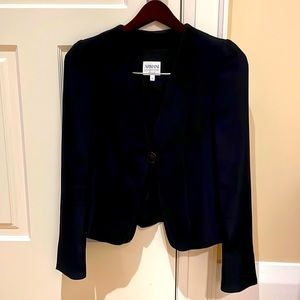 Black Armani Collezioni suit in size 2.